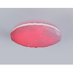 Светодиодный светильник RGB Ambrella light FZ417 WH белый IP20 46W 3000K-6500K+RGB D380*60 (ПДУ ИК), фото4