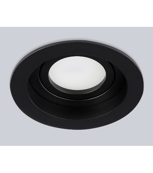 Встраиваемый поворотный точечный светильник Ambrella light TN102756 BK черный IP20 GU5.3 D98*32