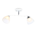 Светильник Ambrella light TR303001/2 WH/CH/FR белый/хром/белый матовый E27/2 max 40W 560*140*240, фото 1