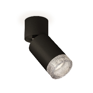 Светильник Ambrella Light XM6313060 SBK/BK/CL черный песок/черный/прозрачный MR16 GU5.3 (A2221, C6313, N6150)