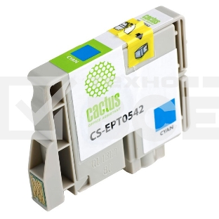 Картридж струйный Cactus CS-EPT0542 голубой (16,2 мл) для Epson Stylus Photo R800/ R1800