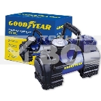 Компрессор GOODYEAR GY000102 GY-35L 35 л/мин Мощность - 168 Вт, Производительность - 35 л/мин, Максимальное токопотребление - 14 А, Максимальное давление - 7 Атм, Длина провода питания: 3 м, Длина воздушного шланга: 1 м. Сумка и набор переходников в комплекте., фото4