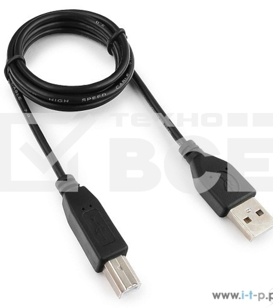 Кабель Гарнизон Кабель USB 2.0, AM/BM, 1.8м, пакет (GCC-USB2-AMBM-1.8M)