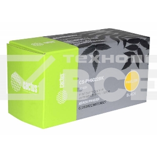 Картридж лазерный Cactus CS-PH6022BK 106R02763 черный (2000 стр.) для Xerox Phaser 6020/6022/WC6025/6027