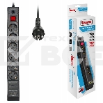 Сетевой фильтр BURO Сетевой фильтр, 6 розеток, 5 метров, (BU-SP5_USB_2A-B) черный {992320}, фото6