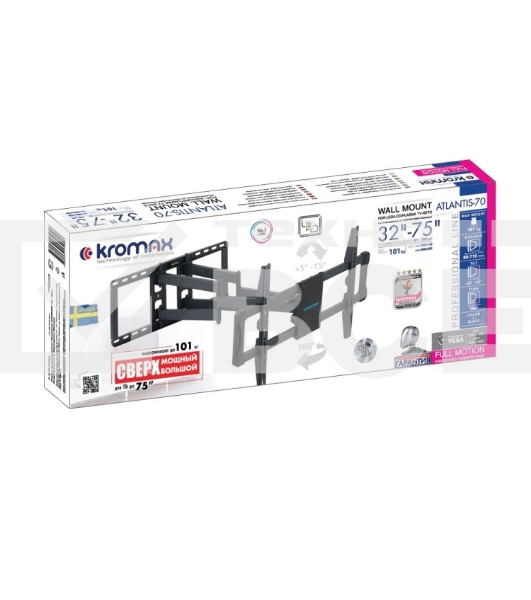 Кронштейн для телевизора Kromax ATLANTIS-70 черный 32