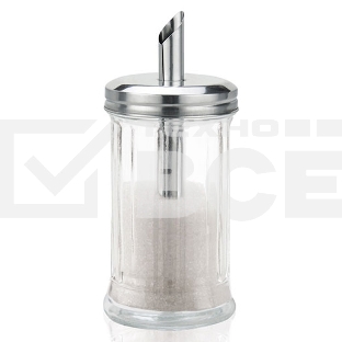 Сахарница с дозатором LR08-33 LARA 300 мл, стекло, сталь