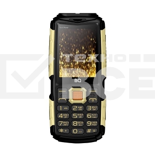 Мобильный телефон BQ-2430 Tank Power Black+Gold 2.4”