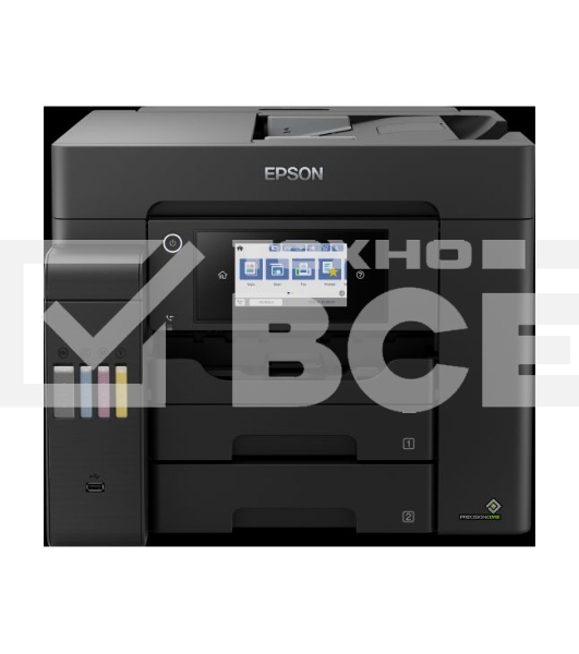МФУ струйный Epson L6550 (C11CJ30404), A4, цветной, печ. до 25/12 стр/мин.(ч/б/цв.), скан. до 27.5 стр/мин., 4800x2400 dpi (печ.), 2400x1200 dpi (скан.), Ethernet, USB, Wi-Fi
