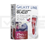 Набор для стрижки Galaxy Line GL 4157, красный с белым, лезвие шириной 40 мм, 45 мин непрер. работы, 2 насадки-расчески, лезвия из высококачественной японской нержавеющей стали, индикатор работы и заряда, эргономичный дизайн, фото2