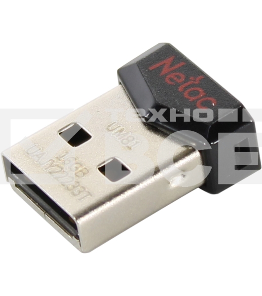 Флеш диск Netac UM81 16Gb <NT03UM81N-016G-20BK>, USB2.0, Ultra compact