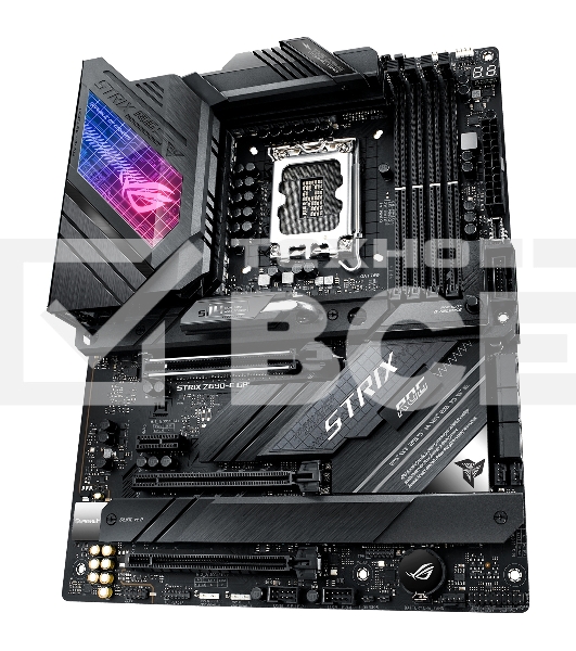 Материнская плата ASUS ROG STRIX Z690-E GAMING WIFI, LGA 1700, Intel Z690, 4xDDR5, 6xSATA, 3xM.2, 1xPCI-E 5.0 x16, 1xPCI-E 4.0 x4, 1xPCI-E 3.0 x4, 1xPCI-E x1, 1xHDMI, 1xDP, 1x 2.5Gb LAN, 4xUSB-A 2.0, 4xUSB-A 3.2 Gen 1, 2xUSB-A 3.2 Gen 2, 1xUSB-C 3.2 Gen 2, 1xUSB-C 3.2 Gen 2x2, 5x3.5 мм, 7.1, ATX