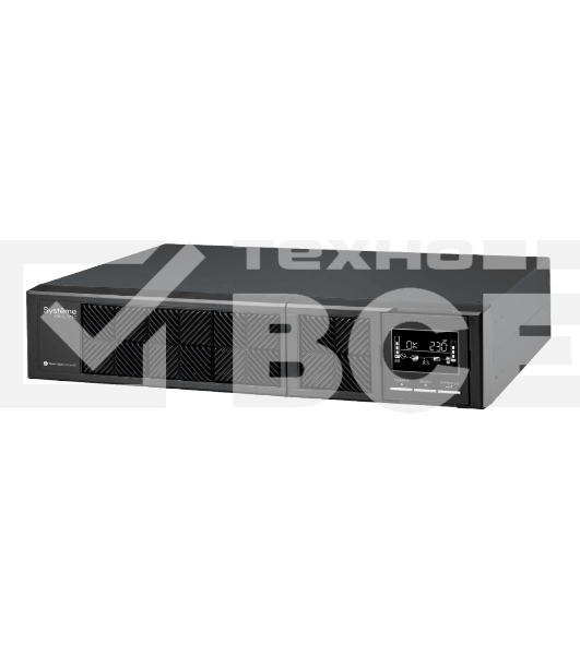 Источник бесперебойного питания Smart-Save Online SRT Systeme Electric 3000 ВА, конвертируемый форм-фактор 2U, 230 В, 8 розеток  IEC C13 + 1хС19, SmartSlot, LCD, USB HID, версия с возможностью увеличения времени автономии