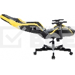 Кресло игровое Knight Thunder 5X черный/желтый эко.кожа крестов. металл, фото16