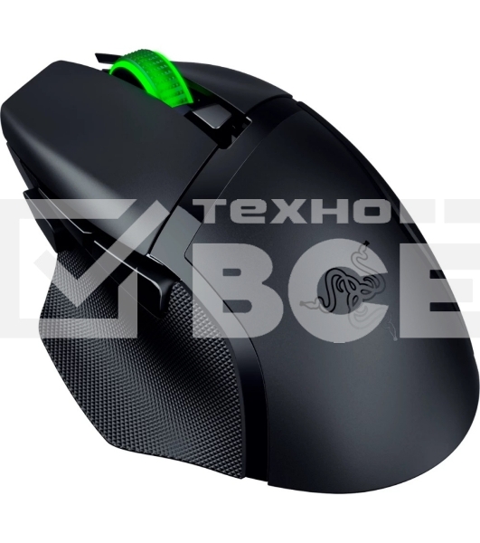 Мышь беспроводная Razer Basilisk V3 Hyperspeed черный, 18000 dpi, радиоканал, Bluetooth, USB, кнопки - 7