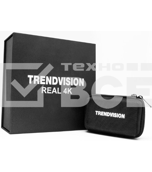 Видеорегистратор с радар-детектором TrendVision Hybrid Signature Real 4K Max GPS ГЛОНАСС черный