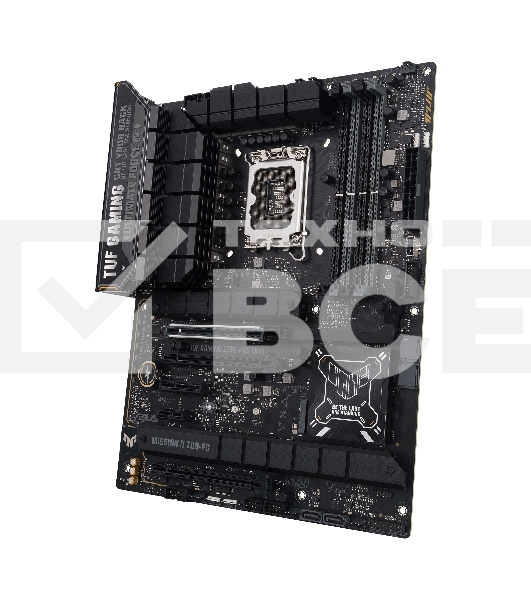 Материнская плата ASUS TUF GAMING Z790-PRO WIFI, LGA 1700, Intel Z790, 4xDDR5, 4xSATA, 4xM.2, 1xPCIe 3.0 x1, 1xPCIe 4.0 x4, 1xPCIe 5.0 x16, 1xDP, 1xHDMI, 1x2.5Gb LAN, 2xUSB 3.2 Gen 2, 4xUSB 3.2 Gen 1, 1xUSB 3.2 Gen 2x2, 5x3.5 мм, 7.1, ATX