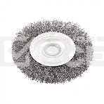 Щетка для УШМ Сибртех 150 мм, посадка 22,2 мм, Плоская, витая проволока 0,3 мм, фото3