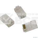 Коннектор RJ-45 Exegate EX283691RUS Кат.6 (8P8C) под одножильный кабель (1шт), фото 1