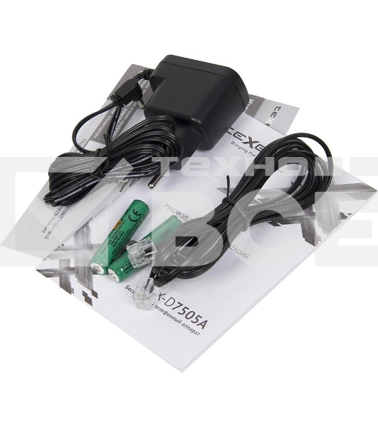 Радиотелефон teXet TX-D7505A черный