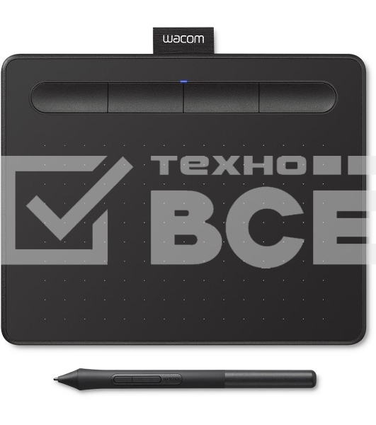 Графический планшет Wacom Intuos S CTL-4100K-N USB черный
