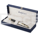Ручка шариков. Waterman Reflections of Paris Carene DeLuxe (2200946) Black GT M син. черн. подар.кор., фото4