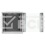 Шкаф телекоммуникационный 19' настенный 12U ExeGate EC-WM-12U.600.G.GREY (19', 12U, 600x600x635мм (ШхГхВ), передняя дверь закаленное стекло, съемные боковые панели, пыле- и влагозащита IP23, светло-серый RAL 7035), фото11