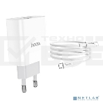 Сетевое зарядное устройство HOCO C80A Rapido 1xUSB + 1xUSB-C, 3.1A, 20W, белый, фото16