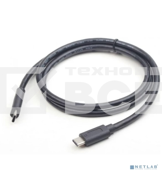 Кабель для зарядки ExeGate EX-CCP-USB3.1-CMCM2-1.0 (USB Type Cm/Cm, Gen.2, 10Gbit/s, 5A, 100W, 1м)