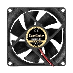 Вентилятор 12В DC ExeGate ExtraSilent ES08025H2P (80x80x25 мм, Hydraulic bearing (гидродинамический), 2pin, 1900RPM, 19dBA), фото4