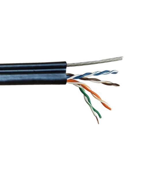 Кабель информационный Lanmaster TWT-5EUTP-OUT-TR кат.5е U/UTP не экранированный 4X2X24AWG PE внешний 305м черный