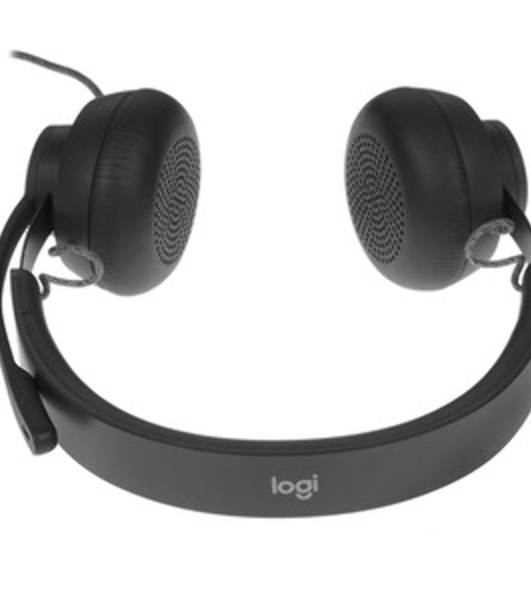 Гарнитура Logitech Zone Wired UC графит, проводная, USB-C, сертификация Microsoft Teams