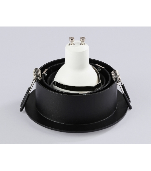 Встраиваемый поворотный точечный светильник Ambrella light TN102756 BK черный IP20 GU5.3 D98*32