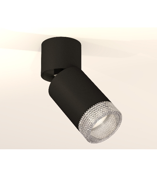 Светильник Ambrella Light XM6313060 SBK/BK/CL черный песок/черный/прозрачный MR16 GU5.3 (A2221, C6313, N6150)