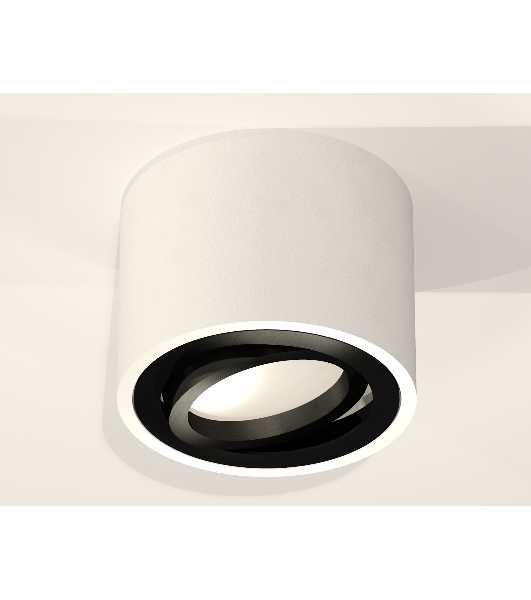 Светильник Ambrella Light XS7510002 SWH/PBK белый песок/черный полированный MR16 GU5.3 (C7510, N7002)