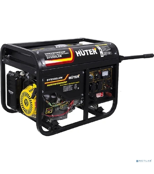 Электрогенератор бензиновый Huter DY6500LXW, 5.5 кВт, 111 дБ, 100 кг