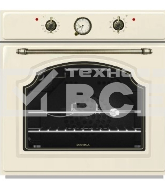 Духовой шкаф электрический Darina 1U8 BDE 112 707 Bg бежевый, встраиваемый