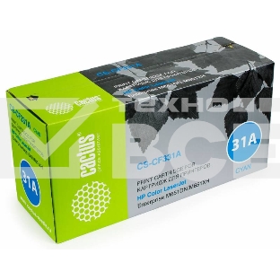 Картридж лазерный Cactus CS-CF331A голубой (15000 стр.) для HP Color LaserJet M651dn/M651n/ M651xh