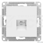 Розетка компьютерная RJ45, механизм, БЕЛЫЙ, фото2