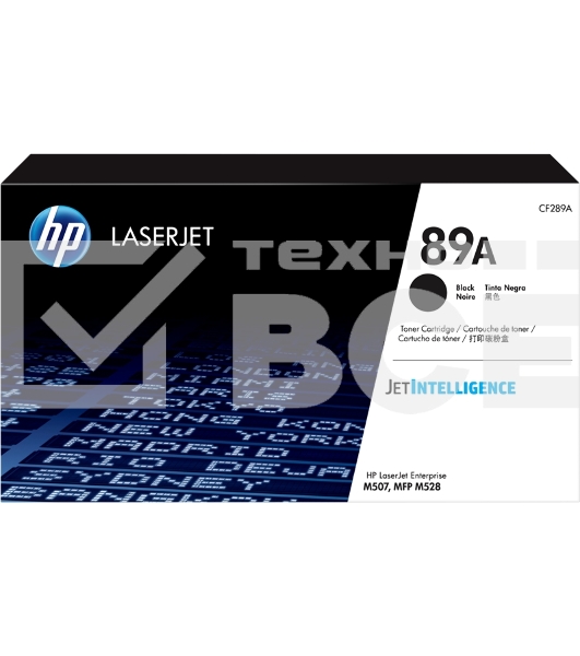 Картридж лазерный HP 89A CF289A черный для HP LJ M507/MFP M528 (5000стр.)