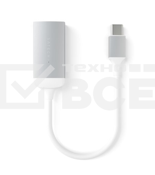 Адаптер Satechi Type-C to HDMI 4K 60HZ. Поддержка 4K/60Hz. Материал корпуса алюминий. Цвет серебряный.