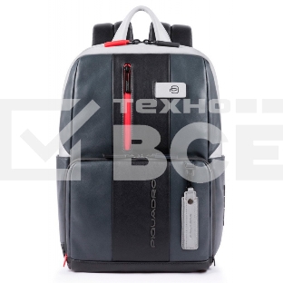 Рюкзак Piquadro Urban CA3214UB00BM/GRN серый/черный натур.кожа