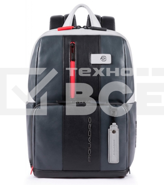 Рюкзак Piquadro Urban CA3214UB00BM/GRN серый/черный натур.кожа