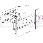 Кронштейн Kromax ATLANTIS-80 черный для LED/LCD телевизоров 32