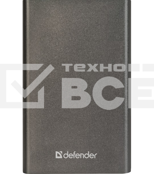 Внешний аккумулятор Defender Extralife 8000mAh 1USB, Li-pol ,5V,2.1A, серый