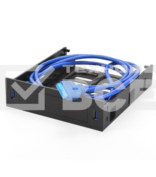 CMU3-B5 панель с двумя портами USB 3.0 в слот 5.25 компьютерного корпуса и слот 1*3.5/2*2.5