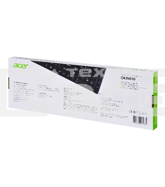 Клавиатура Acer OKW010 [ZL.KBDEE.002] проводная, USB, черный