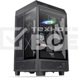 Корпус Thermaltake The Tower 100 черный без БП ATX 2x120mm 2xUSB3.0 1xUSB3.1 audio bott PSU