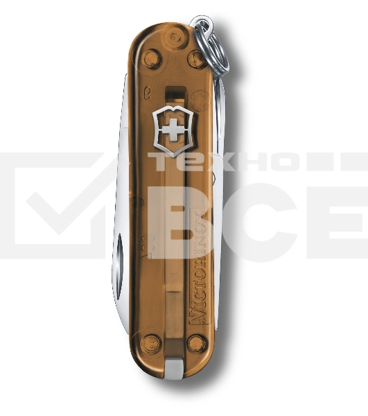 Нож перочинный Victorinox Classic Chocolate Fugde (0.6223.T55G) 58мм 7 функций карт.коробка