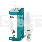 Лампа светодиодная LED 9Вт 230В 4000К E14 свеча LLE-C35-9-230-40-E14 IEK, фото3